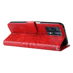 Custodia in pelle goffrata con portafoglio per OPPO Realme 8i, 9 Pro, C11, C15