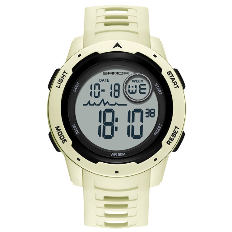 SANDA 2125 Orologio elettronico impermeabile doppio display