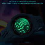 SANDA 2125 Orologio elettronico impermeabile doppio display