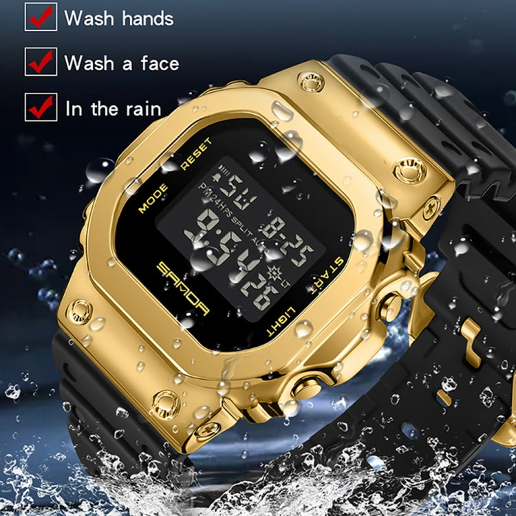 SANDA 2126 Orologio elettronico doppio display impermeabile