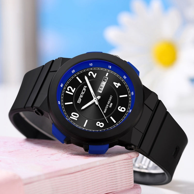 Sanda 6097 Orologio elettronico impermeabile con cinturino TPU