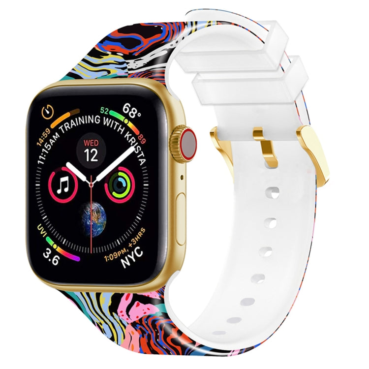Cinturino Apple Watch con stampa a colori e fibbia quadrata
