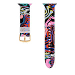 Cinturino Apple Watch con stampa a colori e fibbia quadrata