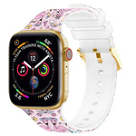 Cinturino Apple Watch con stampa a colori e fibbia quadrata