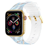 Cinturino colorato con fibbia quadrata per Apple Watch
