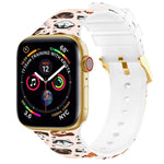 Cinturino colorato con fibbia quadrata per Apple Watch
