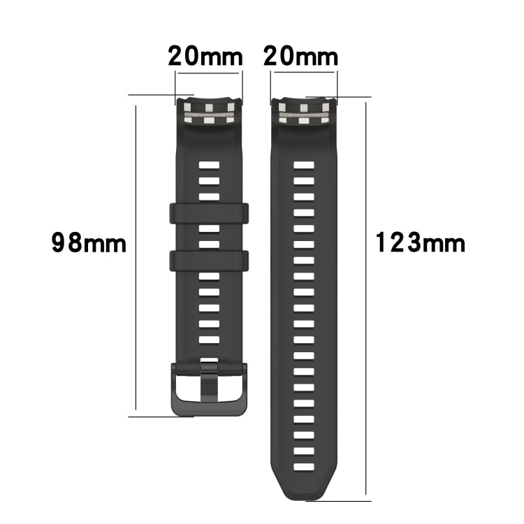 Cinturino in silicone per Garmin Instinct 2S 15cm
