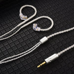 QKZ A1 Auricolare Cablato Placcato in Argento 3,5 mm