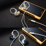 QKZ A1 Auricolare Cablato Placcato in Argento 3,5 mm