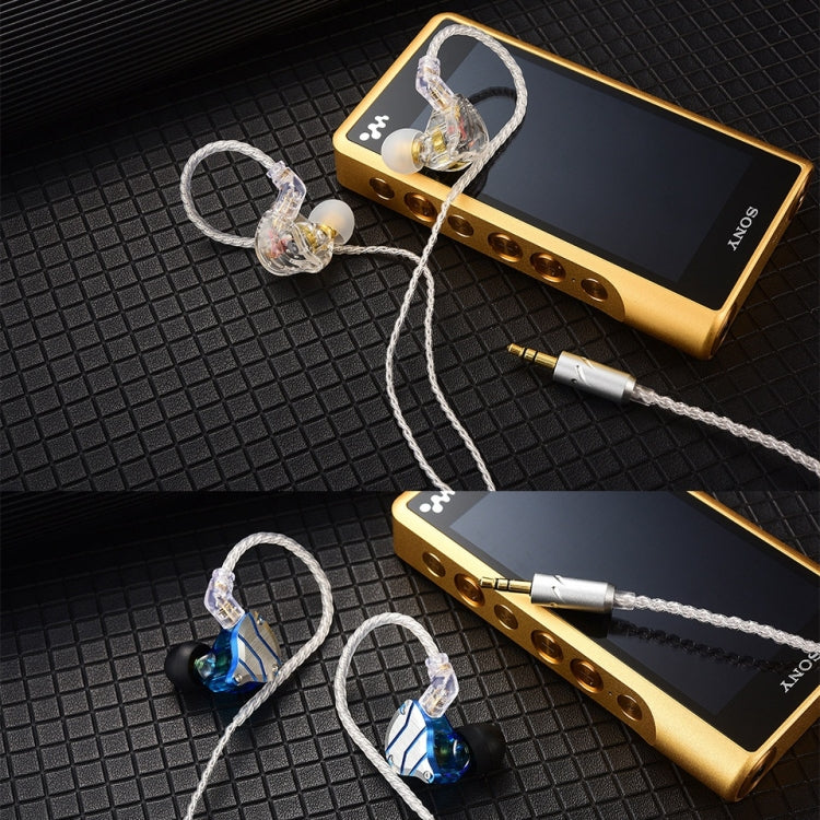 QKZ A1 Auricolare Cablato Placcato in Argento 3,5 mm