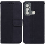 Custodia per telefono in pelle goffrata geometrica per Tecno Spark 6 GO