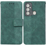 Custodia per telefono in pelle goffrata geometrica per Tecno Spark 6 GO