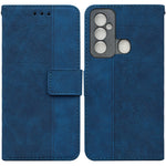 Custodia per telefono in pelle goffrata geometrica per Tecno Spark 6 GO