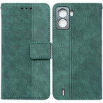 Custodia per telefono in pelle goffrata geometrica per Tecno Spark 6 GO