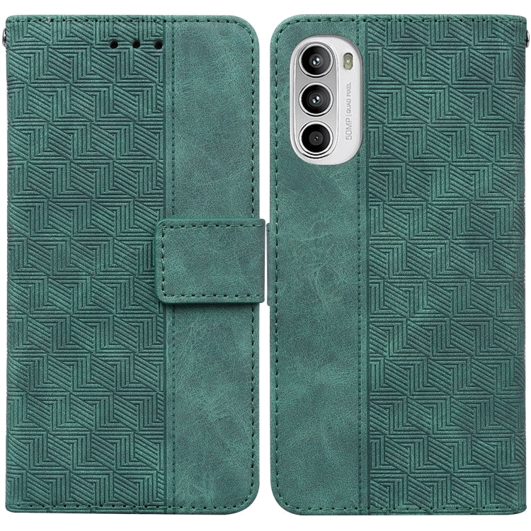 Custodia per telefono in pelle goffrata geometrica per Tecno Spark 6 GO
