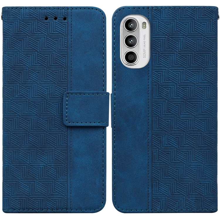 Custodia per telefono in pelle goffrata geometrica per Tecno Spark 6 GO