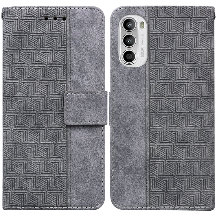 Custodia per telefono in pelle goffrata geometrica per Tecno Spark 6 GO