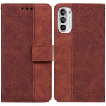 Custodia per telefono in pelle goffrata geometrica per Tecno Spark 6 GO