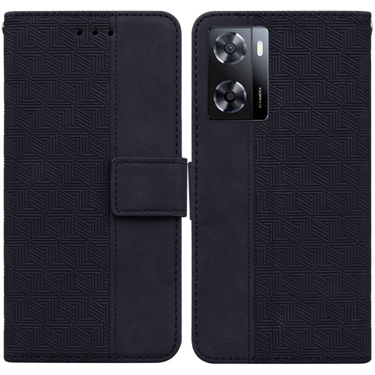 Custodia per telefono in pelle goffrata geometrica per Tecno Spark 6 GO