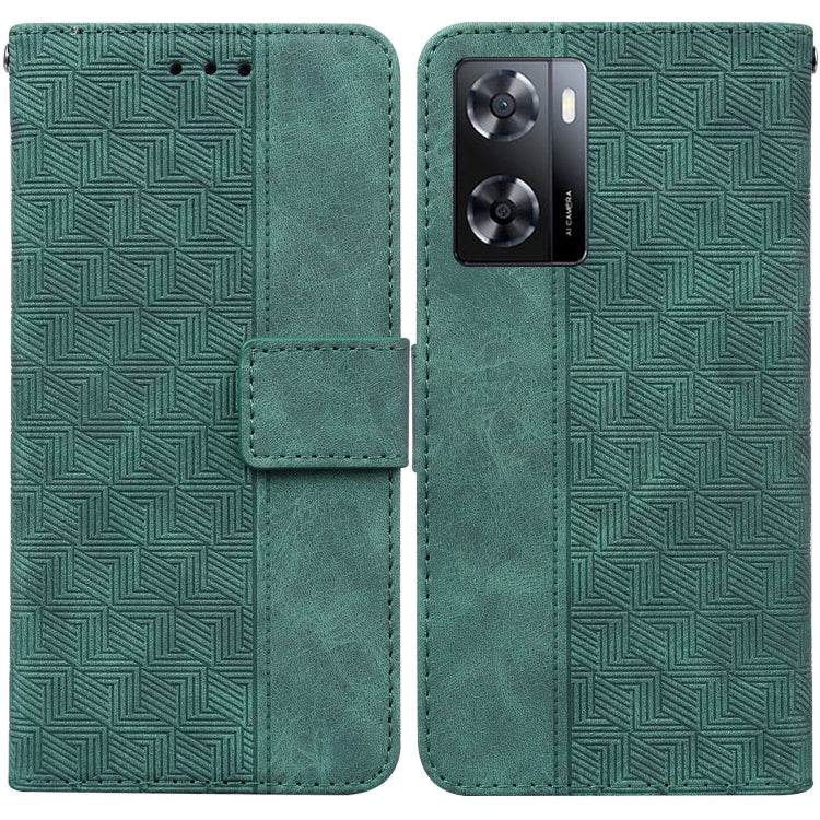 Custodia per telefono in pelle goffrata geometrica per Tecno Spark 6 GO