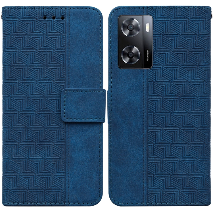 Custodia per telefono in pelle goffrata geometrica per Tecno Spark 6 GO
