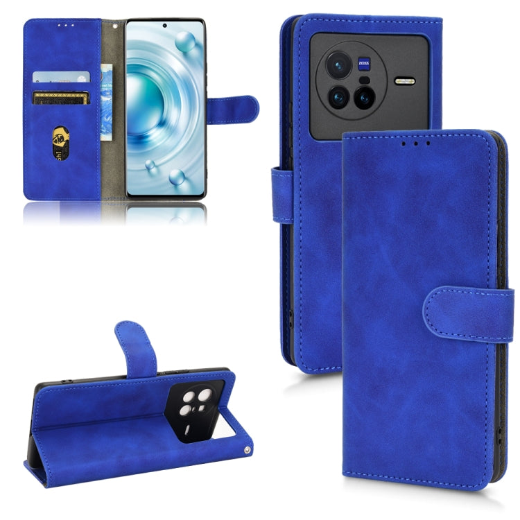 Custodia in pelle con vibrazione magnetica per Realme C30 4G, vivo X70 e vivo