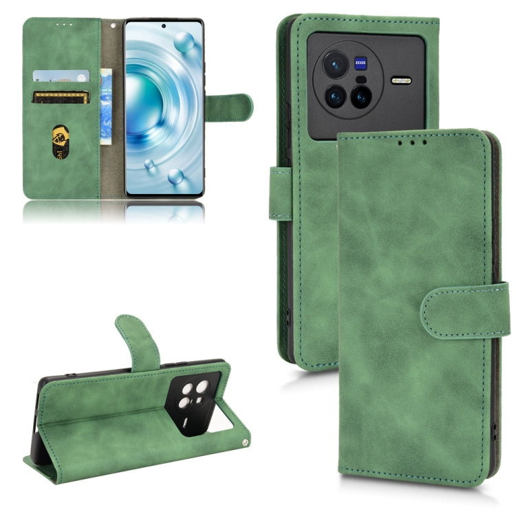 Custodia in pelle con vibrazione magnetica per Realme C30 4G, vivo X70 e vivo