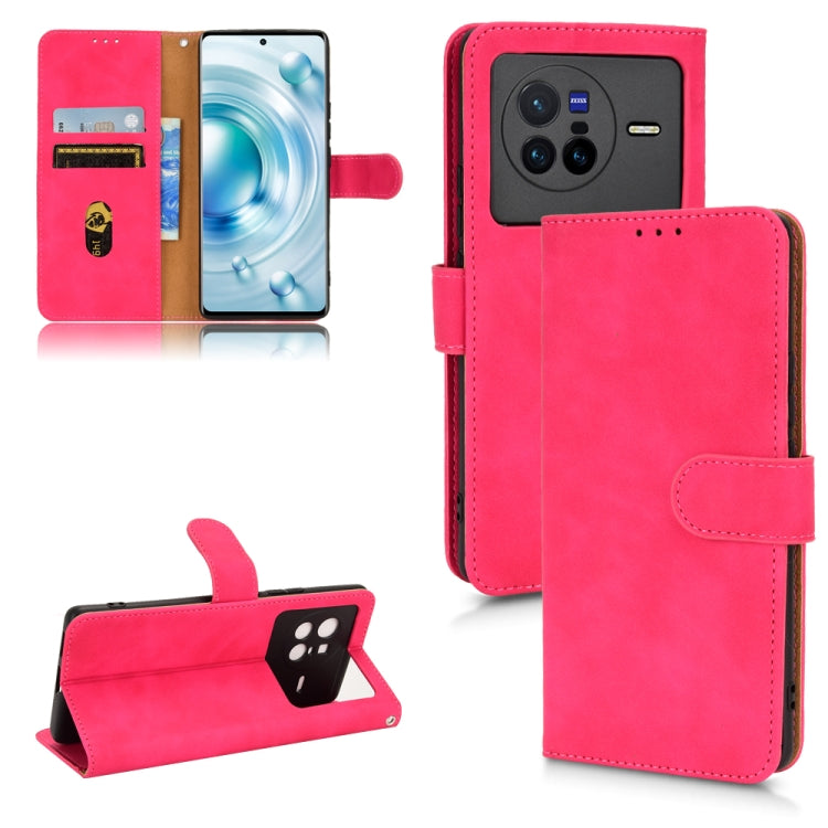 Custodia in pelle con vibrazione magnetica per Realme C30 4G, vivo X70 e vivo