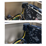 Adattatore angolato ATX 8 pin femmina a maschio 180°