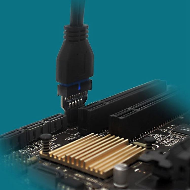 Adattatore scheda madre USB 2.0 9 pin a USB 3.0 19 pin