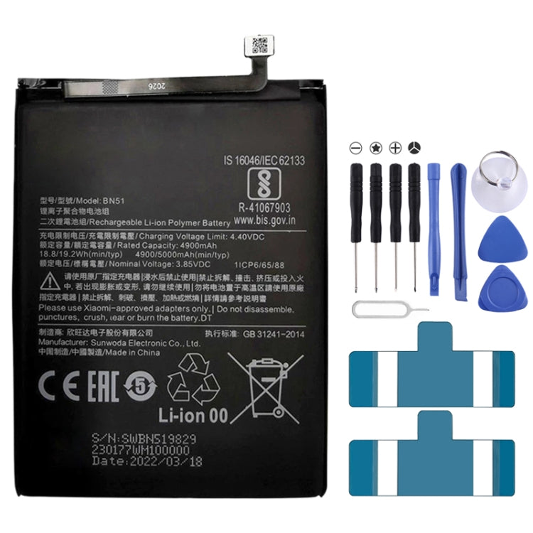 Batteria ai polimeri di litio per smartphone Xiaomi compatibili