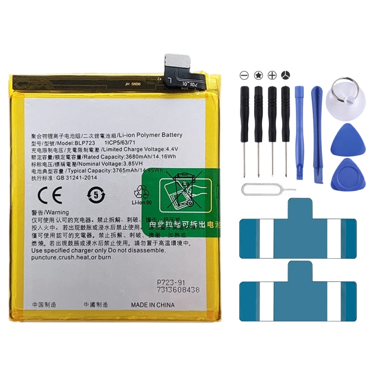 Batteria ai polimeri di litio per Realme BLP841 BLP837 BLP809 BLP