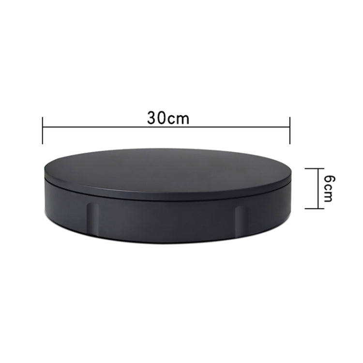 Giradischi girevole per riprese video con supporto girevole da 30 cm, carico: 100 kg, EU Plug, 30cm , Charging Power, US Plug, 30cm , Charging Power, UK Plug, 30cm , Charging Power, AU Plug, 30cm, Charging Power, US Plug, 30cm, Charging Power, UK Plug ...