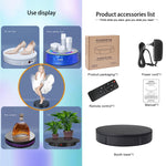 Giradischi girevole per riprese video con supporto girevole da 30 cm, carico: 100 kg, EU Plug, 30cm , Charging Power, US Plug, 30cm , Charging Power, UK Plug, 30cm , Charging Power, AU Plug, 30cm, Charging Power, US Plug, 30cm, Charging Power, UK Plug ...