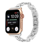 Cinturino in acciaio per la serie Apple Watch, 7 45mm / 6&SE&5&4 44mm / 3&2&1 42mm, 7 41mm / 6&SE&5&4 40mm / 3&2&1 38mm