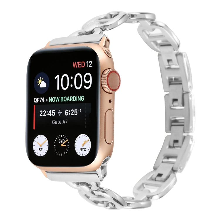 Cinturino in acciaio per la serie Apple Watch, 7 45mm / 6&SE&5&4 44mm / 3&2&1 42mm, 7 41mm / 6&SE&5&4 40mm / 3&2&1 38mm