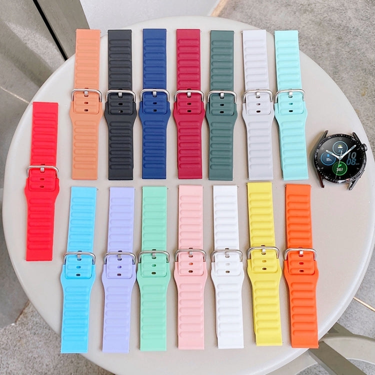 Cinturino universale in silicone 18-22mm per smartwatch
