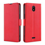 Custodia flip in pelle ultrasottile con fibbia laterale per Nokia C100, C200 e