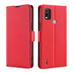 Custodia flip in pelle ultrasottile con fibbia laterale per Nokia C100, C200 e