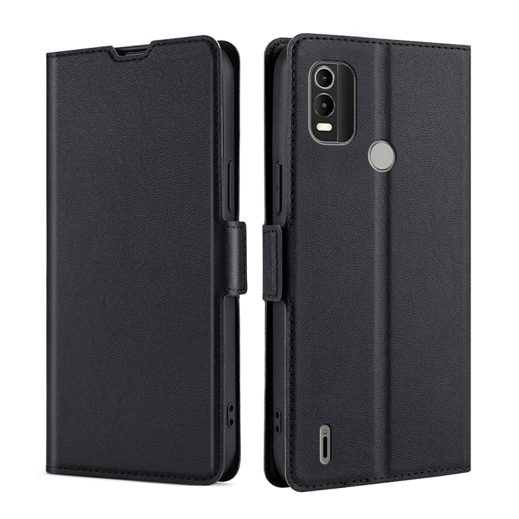 Custodia flip in pelle ultrasottile con fibbia laterale per Nokia C100, C200 e