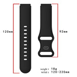 Cinturino in silicone 18mm con fibbia per Xiaomi Mi Watch