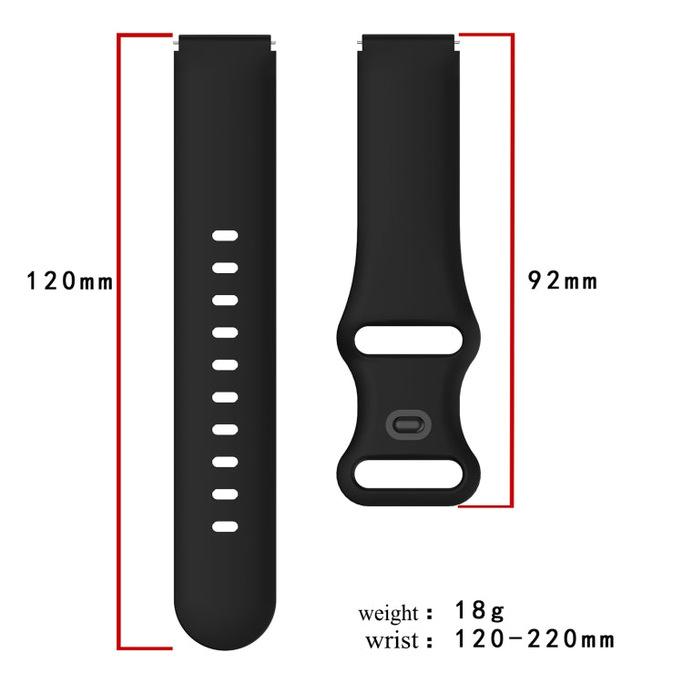 Cinturino in silicone 18mm con fibbia per Xiaomi Mi Watch