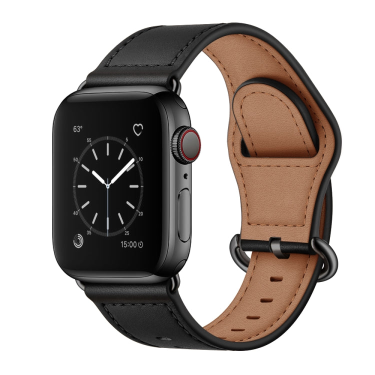 Cinturino in vera pelle per Apple Watch Series, 7 45mm / 6&SE&5&4 44mm / 3&2&1 42mm, 7 41mm / 6&SE&5&4 40mm / 3&2&1 38mm