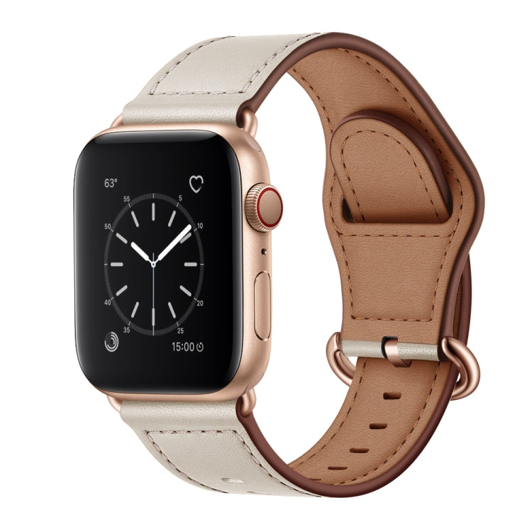 Cinturino in vera pelle per Apple Watch Series, 7 45mm / 6&SE&5&4 44mm / 3&2&1 42mm, 7 41mm / 6&SE&5&4 40mm / 3&2&1 38mm