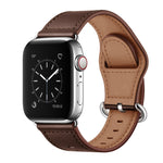 Cinturino in vera pelle per Apple Watch Series, 7 45mm / 6&SE&5&4 44mm / 3&2&1 42mm, 7 41mm / 6&SE&5&4 40mm / 3&2&1 38mm