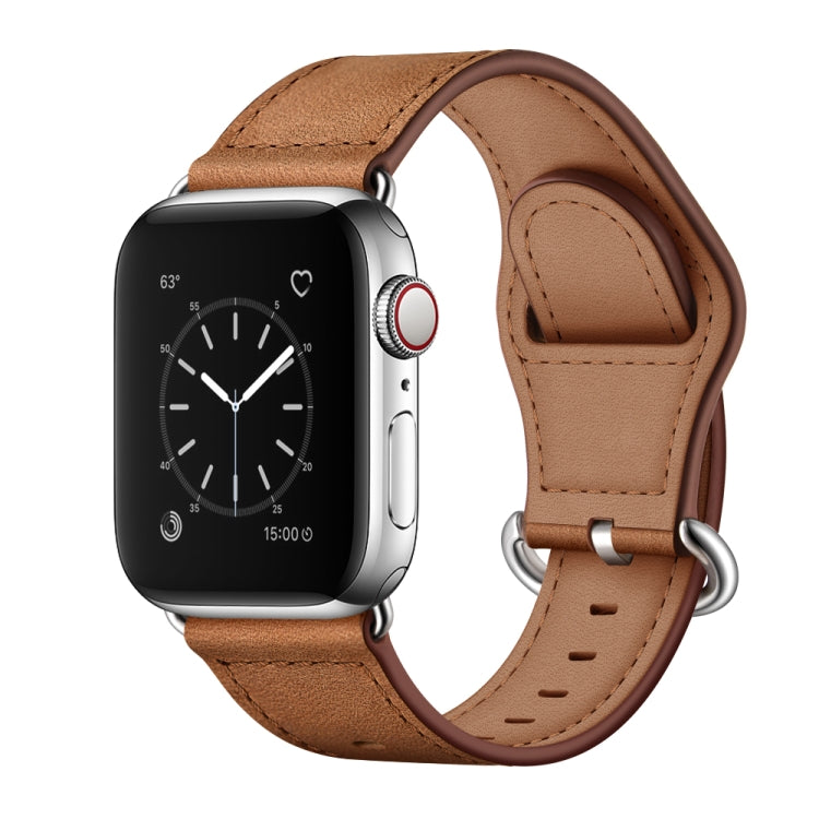 Cinturino in vera pelle per Apple Watch Series, 7 45mm / 6&SE&5&4 44mm / 3&2&1 42mm, 7 41mm / 6&SE&5&4 40mm / 3&2&1 38mm