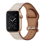 Cinturino in vera pelle per Apple Watch Series, 7 45mm / 6&SE&5&4 44mm / 3&2&1 42mm, 7 41mm / 6&SE&5&4 40mm / 3&2&1 38mm