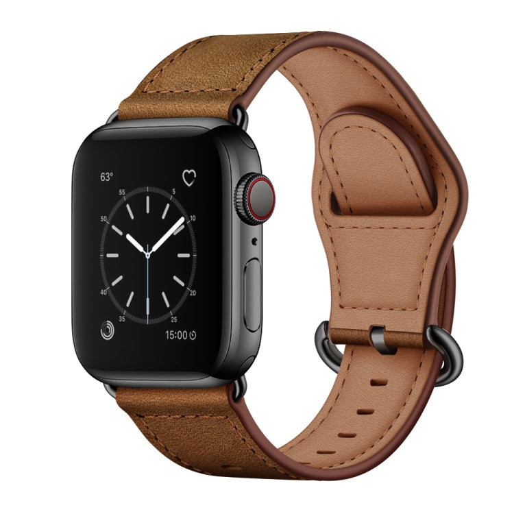 Cinturino in vera pelle per Apple Watch Series, 7 45mm / 6&SE&5&4 44mm / 3&2&1 42mm, 7 41mm / 6&SE&5&4 40mm / 3&2&1 38mm