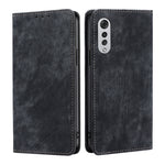 Custodia magnetica in pelle con porta carte per LG Velvet, Motorola Moto E32 4G
