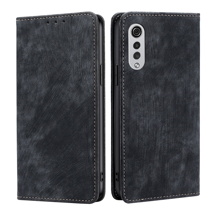 Custodia magnetica in pelle con porta carte per LG Velvet, Motorola Moto E32 4G